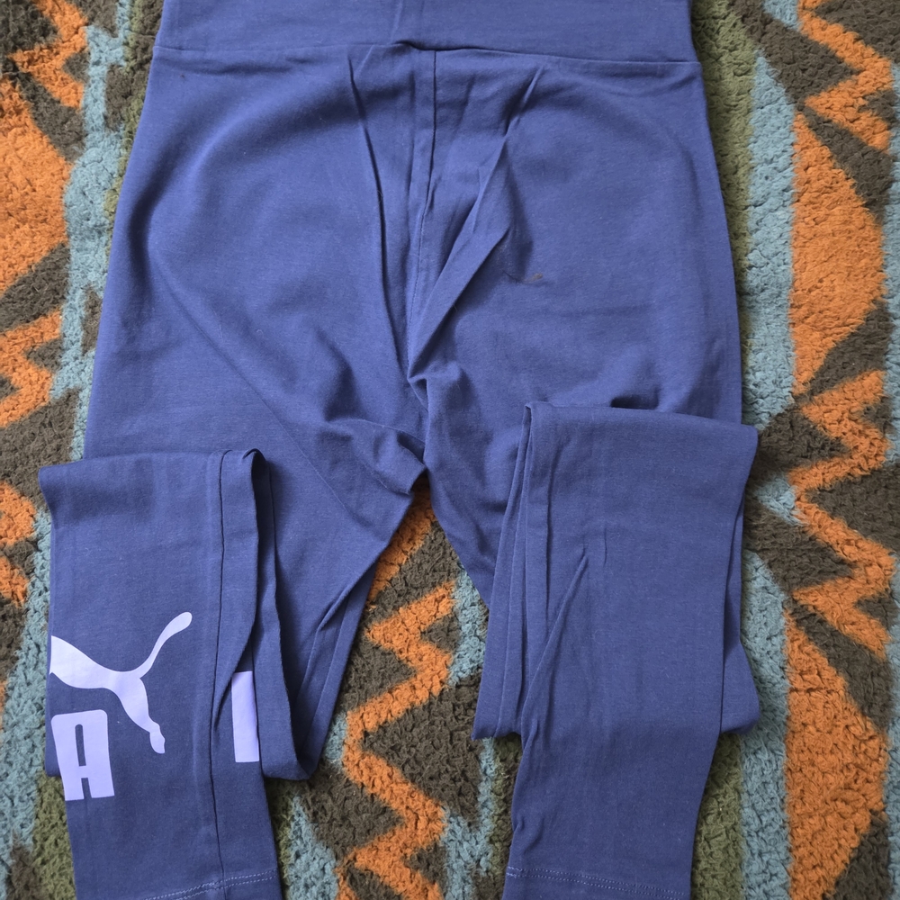 Puma Ladies Blue Leggings